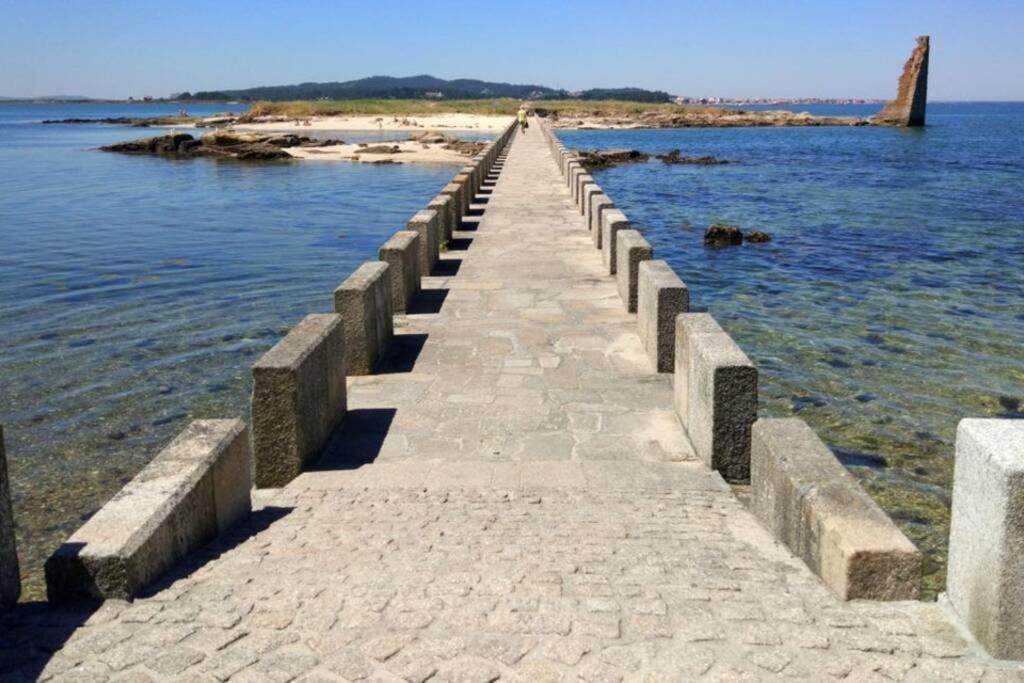 Casa Amplia Frente A La Playa Villa Cambados Exteriör bild